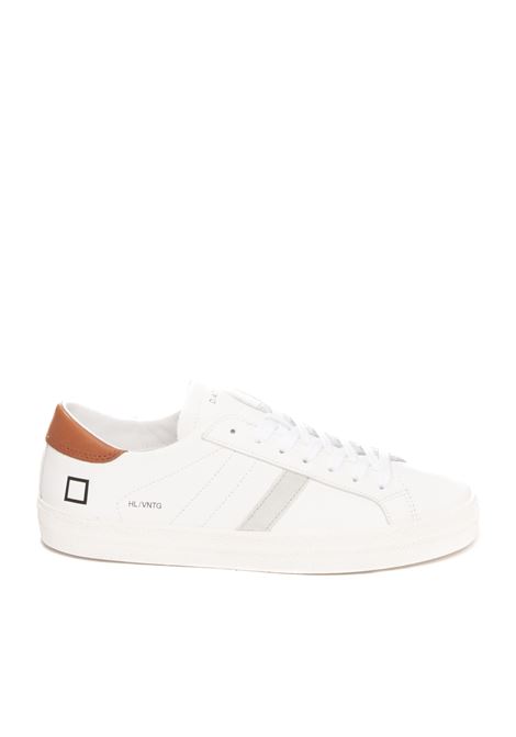 hill low calf vintage white/leather sneaker D.A.T.E. | HILL LOW U VINTAGECALF-WHT/CUO